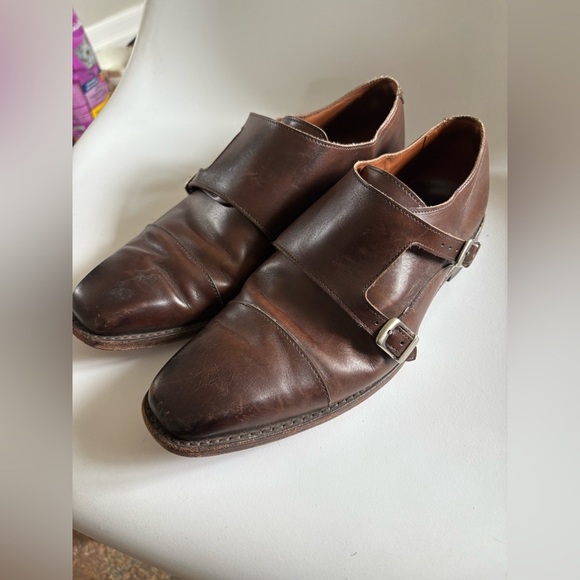 Allen Edmonds men’s dress shoe double strap oxford Neumora leather size 10 - Picture 4 of 10